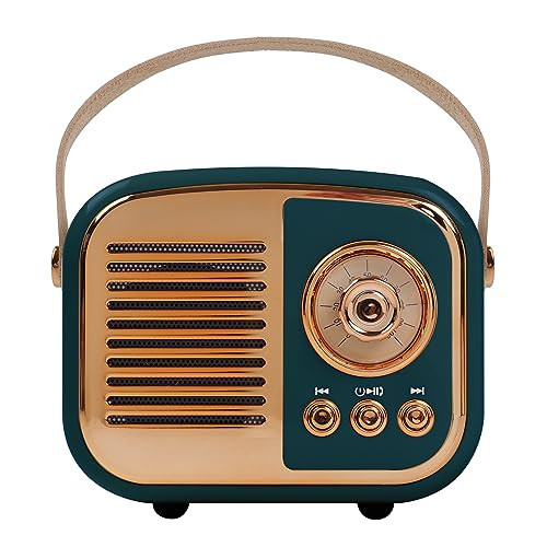 Aresrora Retro Bluetooth Speaker, Vintage Wireless Speaker,Portable Mini Radio Old Fashion Style for Room Decor Kitchen Desk Bedroom Office,Supports TWS Pairing for iPhone,Android Devices | Amazon (US)