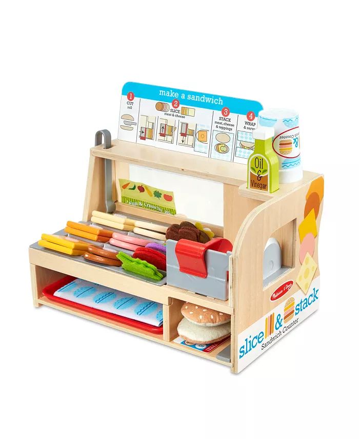 Melissa and Doug Slice Stack Sandwich Counter & Reviews - All Toys - Macy's | Macys (US)