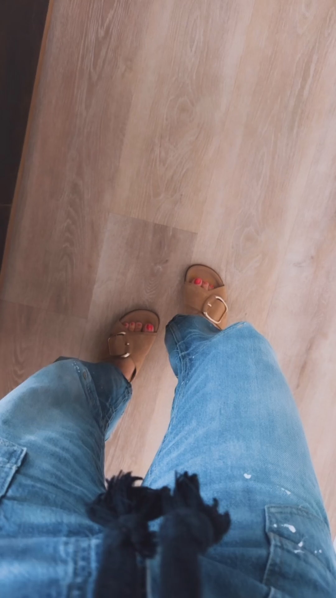 Way cuter than birks IMO! So happy with these! ✨🤍

Sandals. Jeans. Denim. Spring shoes. 

#LTKSeasonal #LTKootd