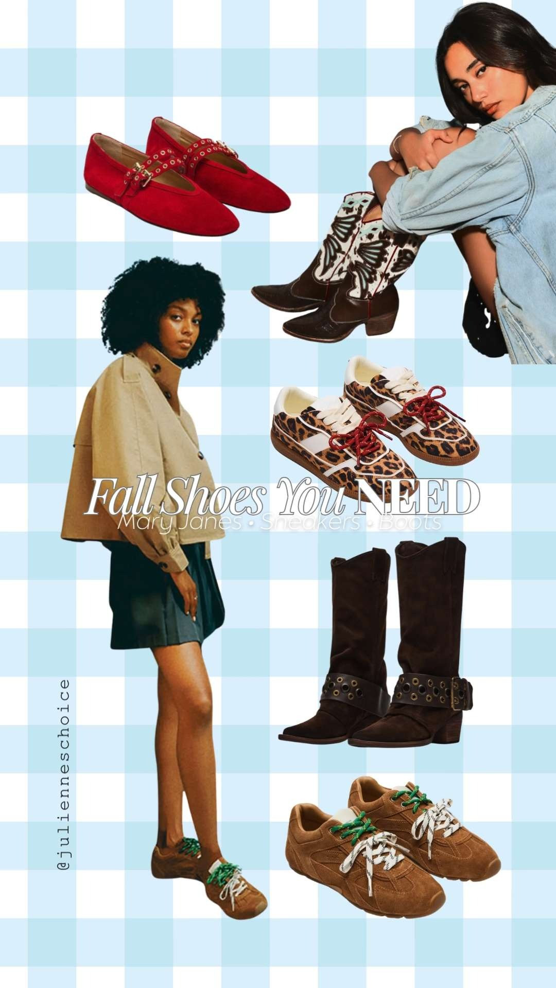 🍂 Steve Madden Fall Edit is HERE!
From Mary Janes → everyday sneakers → statement boots, these pairs are your go-to shoes this season.
✨ Tap below to shop my curated picks & make Fall outfits effortless.✨julienneschoice

#LTKStyle #SteveMadden #FallFashion #MaryJanes #FallSneakers #FallBoots 

 #LTKStyleTip #LTKShoeCrush
