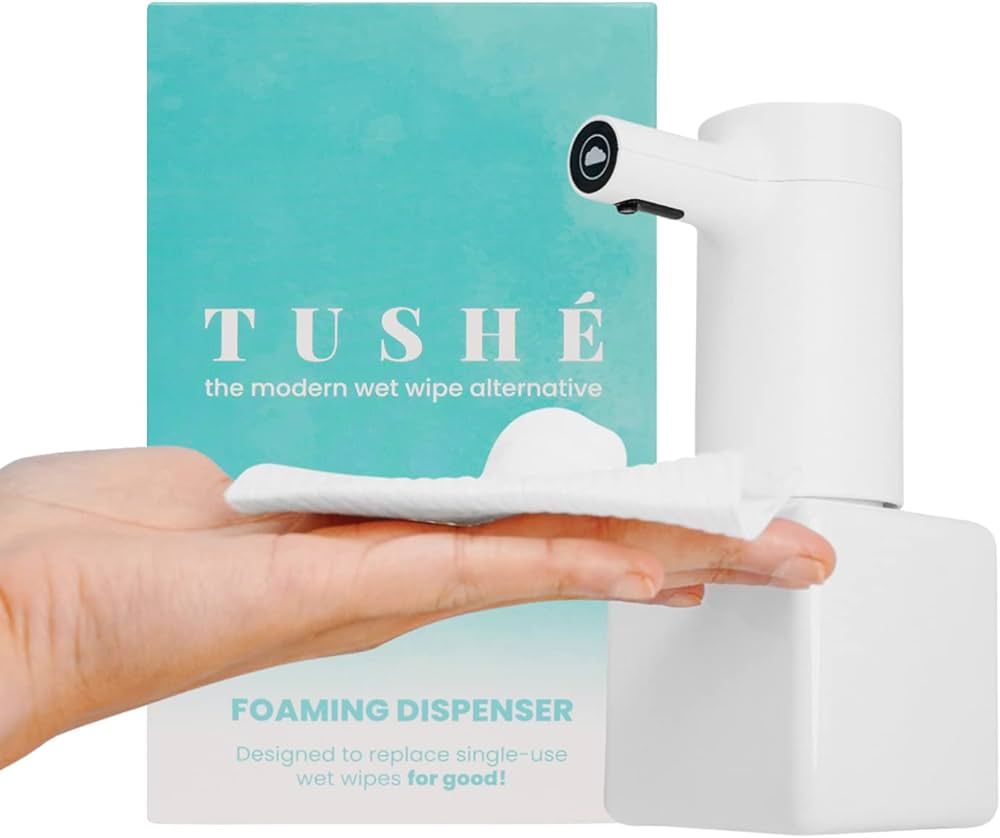 Toilet Paper Foam Dispenser. Eco-Friendly Flushable Instant Wet Wipe Alternative. Touchless, Rech... | Amazon (US)