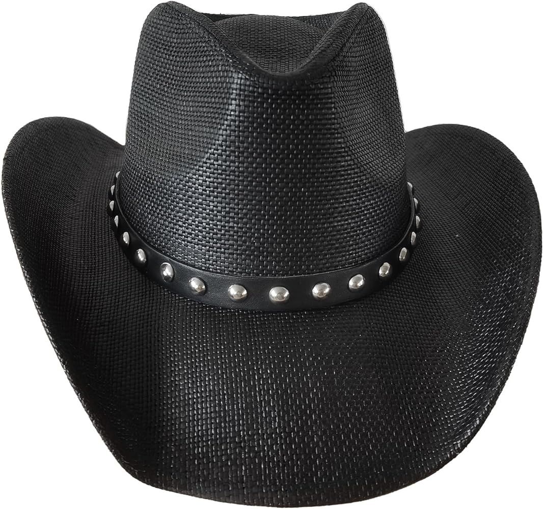 TOVOSO Straw Cowboy Hat for Women and Men with Shape-It Brim, Western Cowboy Hat | Amazon (US)
