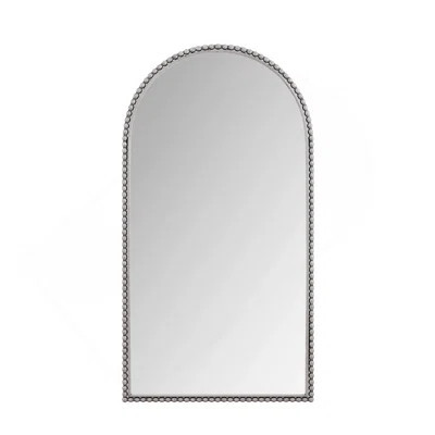 Iron Arch Retro Full Length Mirror With Supporting Feet, For Living Room, Bedroom (Silver) | Wayfair North America
