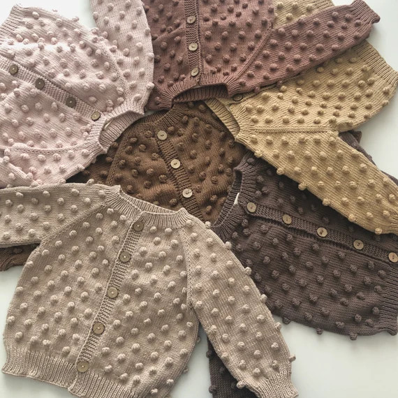 Hand Knitted Baby Cardigan  Popcorn Cardigan  Handmade Baby | Etsy | Etsy (US)