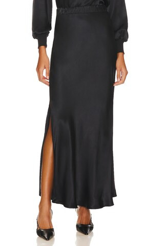 Nation LTD Maribel Bias Skirt in Black from Revolve.com | Revolve Clothing (Global)