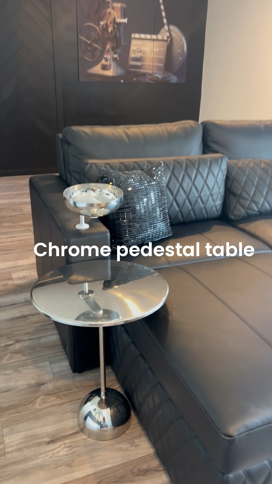 Chrome pedestal table

#LTKHome #LTKStyleTip #LTKSaleAlert
