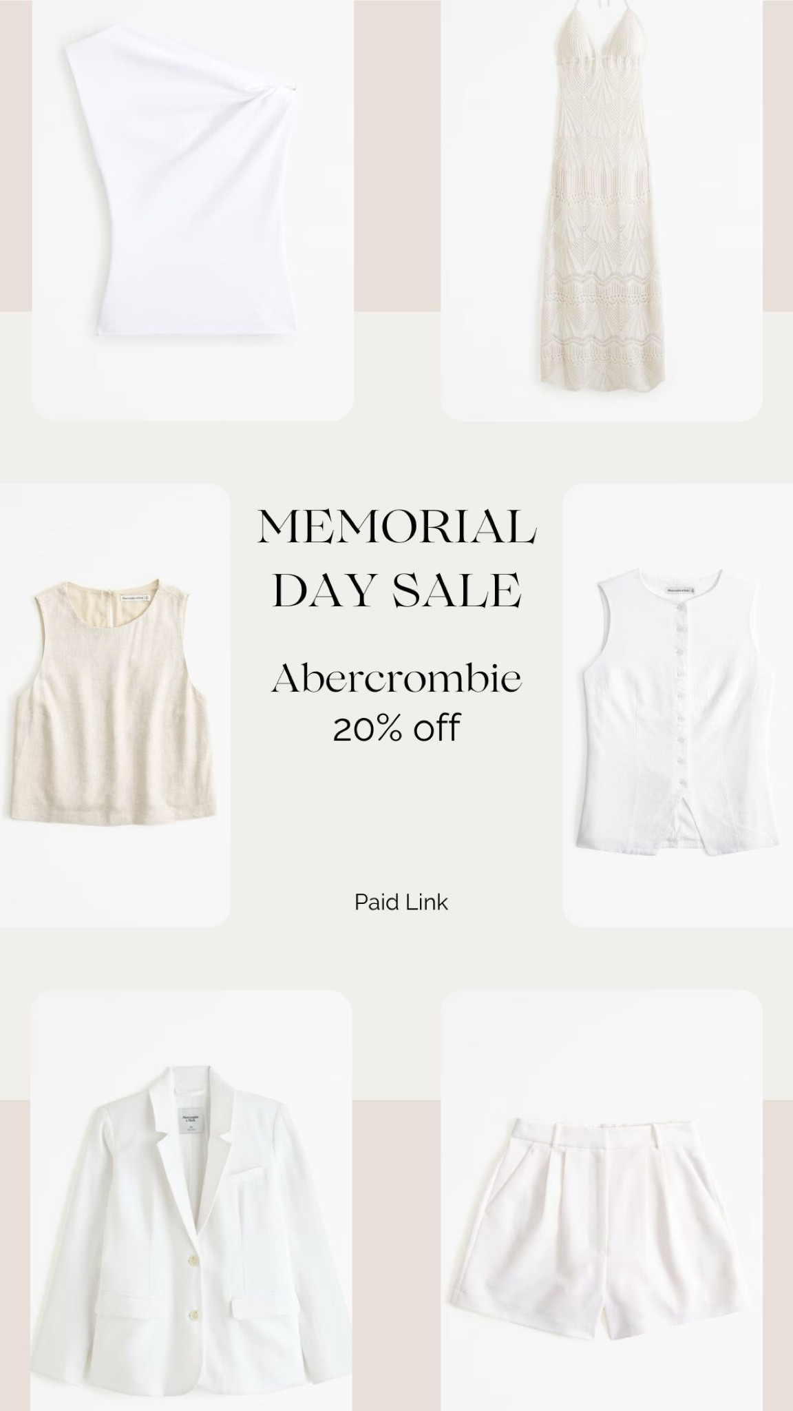 Abercrombie Memorial Day Sale 

#LTKSeasonal #LTKSaleAlert #LTKFindsUnder100