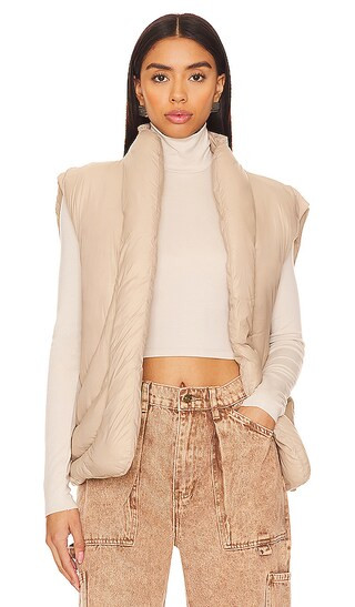 Theo Vest in Stone | Revolve Clothing (Global)
