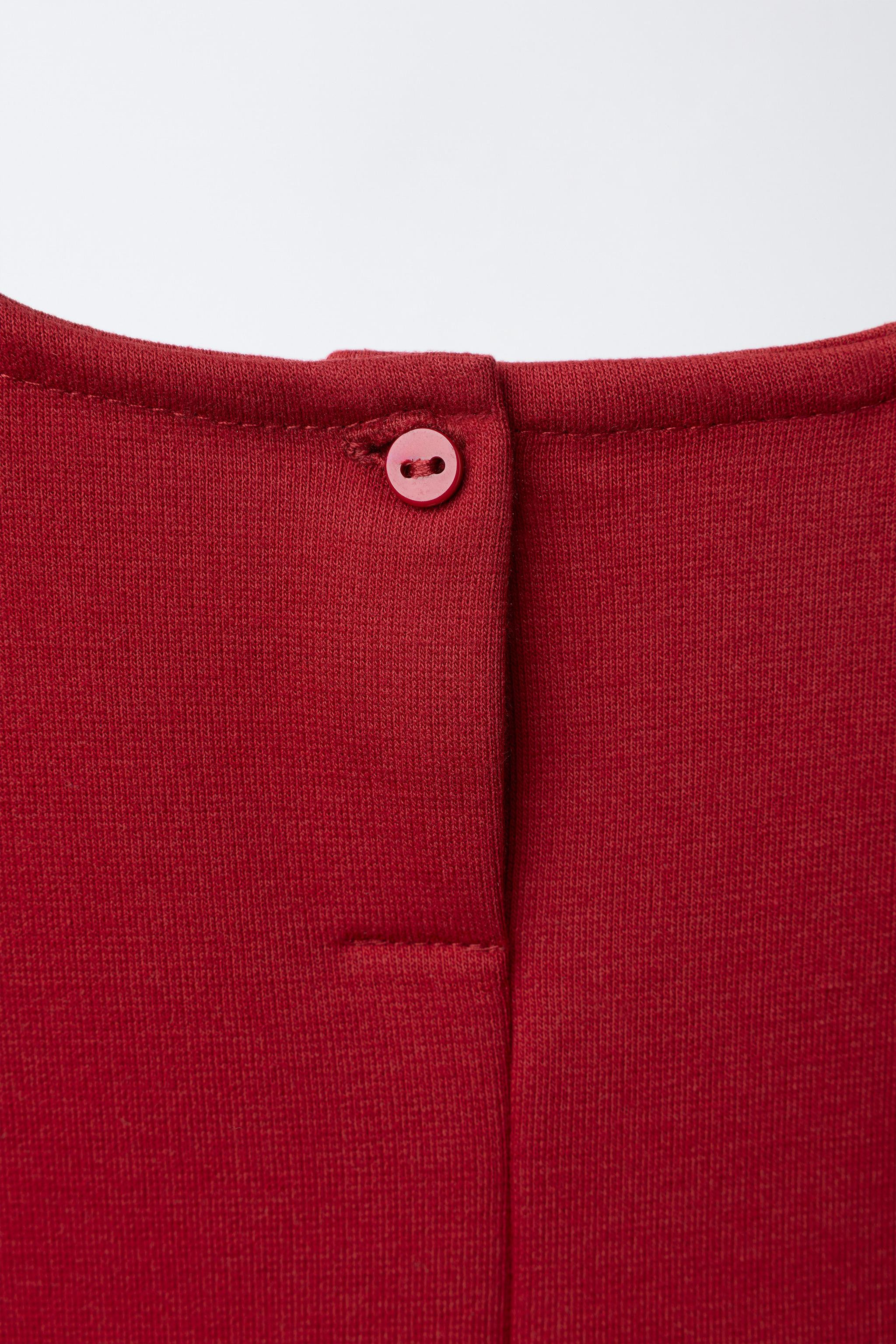 ROMA KNIT DRESS WITH VELVET BOW | Zara US