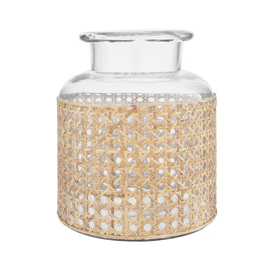 STORIED home Clear Glass Casual Vase | Lowe's