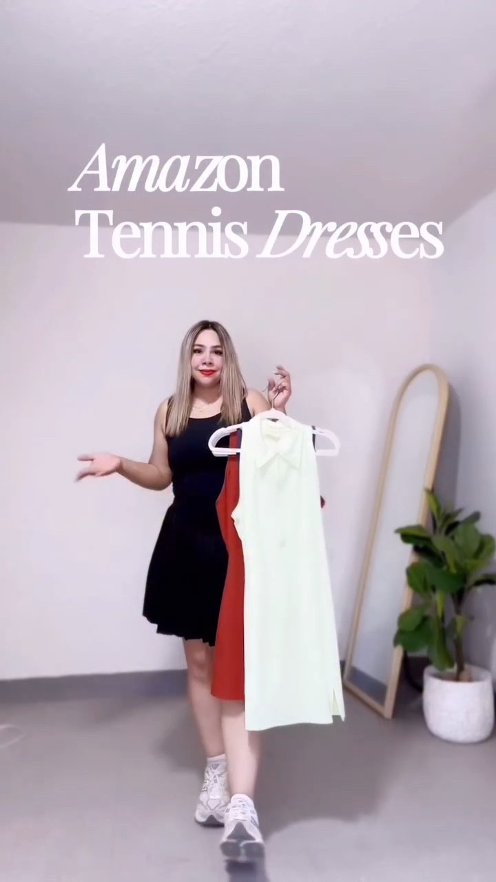 Amazon tennis dresses I’m loving lately 🤍✨

Comfy, flattering & perfect for everyday errands, mom life & casual chic looks 🎾

These dresses are so easy to style and actually feel elevated (not just sporty 👀✨)

Which one is your favorite? 💬

I’m between the black 🖤 and the green 💚
Comment “dress” & I’ll send you the link ✨🤍

@amazonfashion  @qinsen_official 

Vestidos tipo tennis de Amazon 😍 que estoy usando últimamente 🤍✨

Súper cómodos, favorecedores y perfectos para looks casuales pero elegantes 🎾

¿Cuál es tu favorito? 💬

Comenta “dress” y te paso el link 💌

#amazondresses #tennisdress #sportydress #momstyle #qinsen

#LTKWorkwear #LTKfitnessgoals #LTKmorningroutine