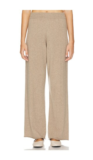 Laurie Wide Leg Sweatpants in Tan | Revolve Clothing (Global)