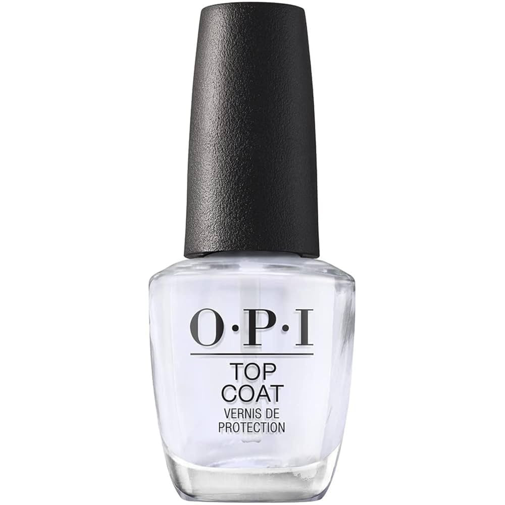 OPI Nail Lacquer Top Coat | Clear Nail Polish Top Coats | Classic, Quick Drying, High Shine, Gel-... | Amazon (US)