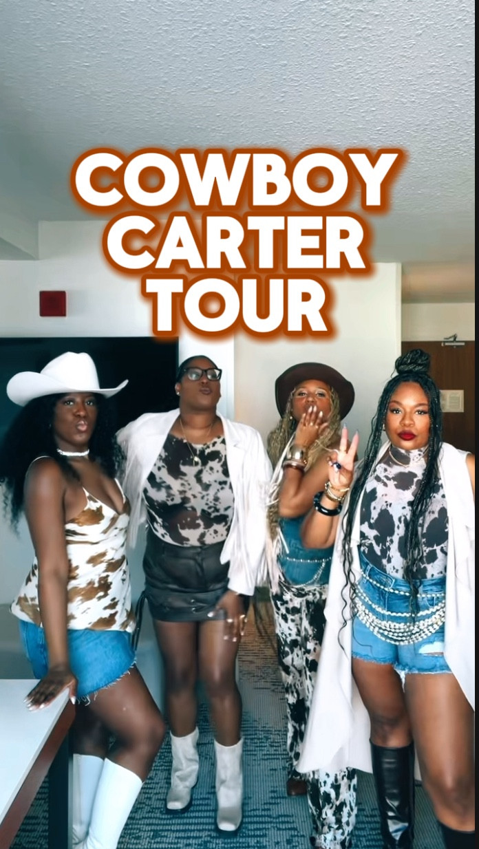 Cowboy Carter Tour Outfit

Cow print dress: Size XS
Denim Skirt: Size L
Cowboy Boots: Size 6.5
Cowboy Hat: Size M/L

Cowboy Carter Outfit // concert outfit // concert // western // country concert outfit

#LTKShoeCrush #LTKStyleTip #LTKFindsUnder100