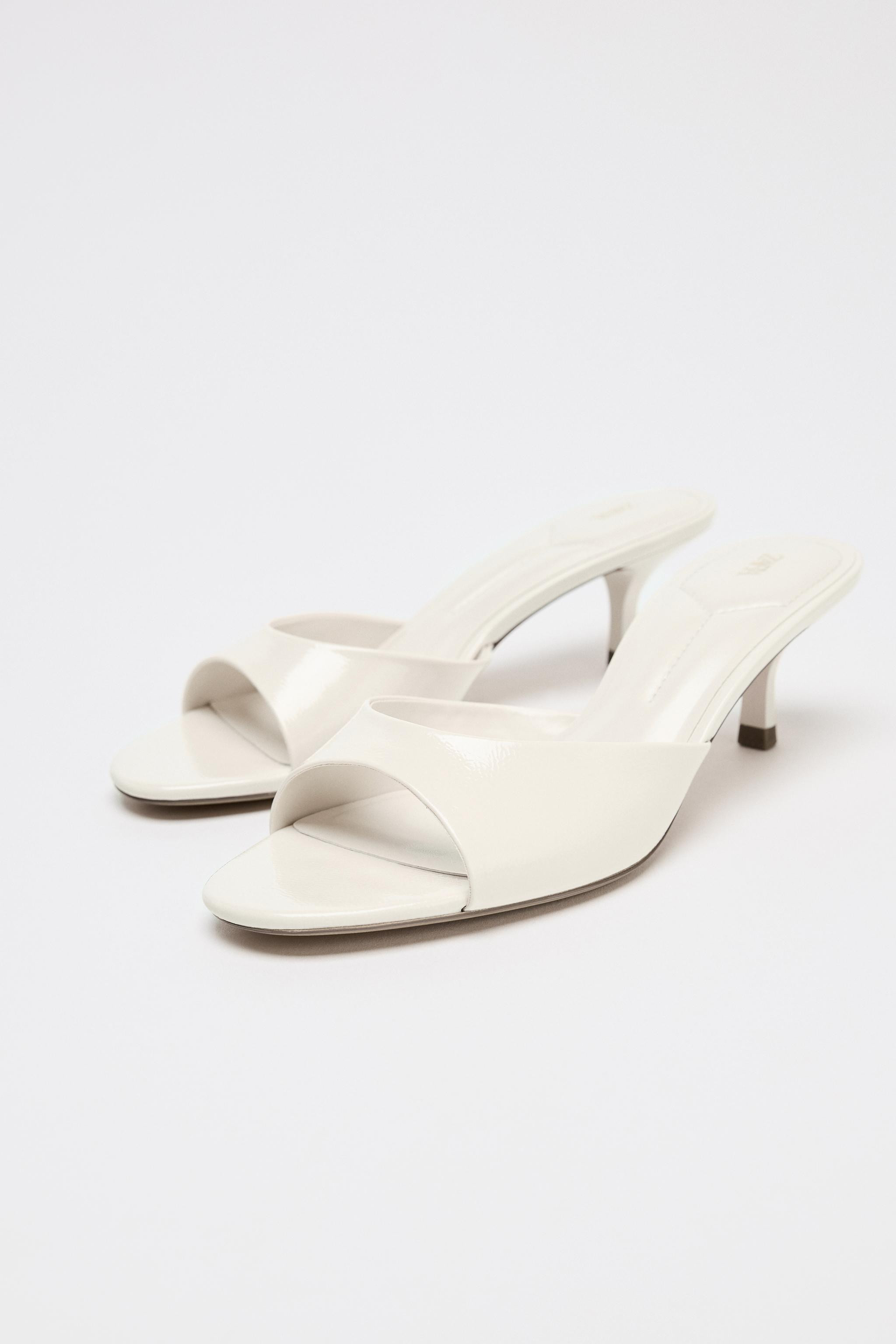 PATENT LEATHER SANDALS | Zara US