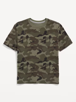 Softest Printed Crew-Neck T-Shirt for Boys | Old Navy (US)