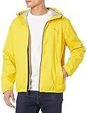 Tommy Hilfiger Men's Lightweight Active Water Resistant Hooded Rain Jacket, Eureka Yellow, X-Large | Amazon (US)