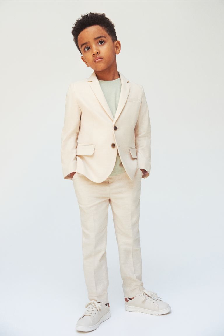 Suit Pants - Light beige - Kids | H&M US | H&M (US + CA)