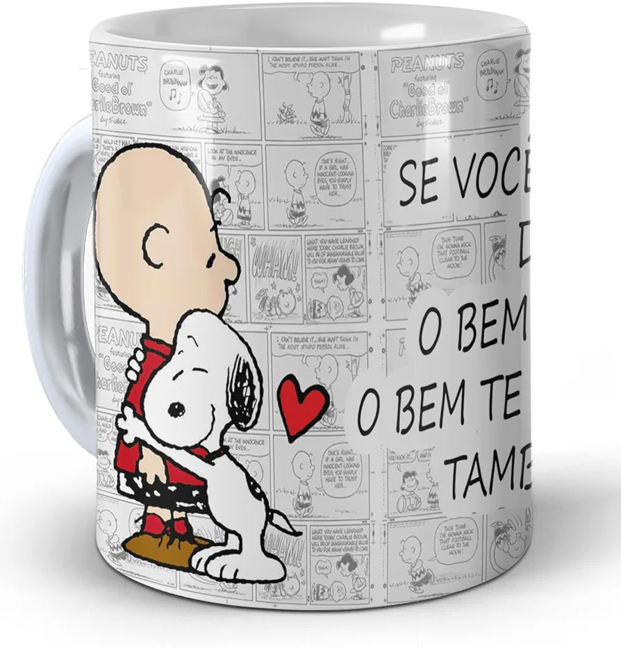 Caneca Branca - Snoopy - Bem | Amazon (BR)
