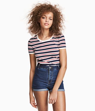 H&M Cotton Jersey T-shirt $12.99 | H&M (US)