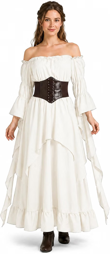 Renaissance Dress, Medieval Victorian Fairy Dress for Women | Amazon (US)