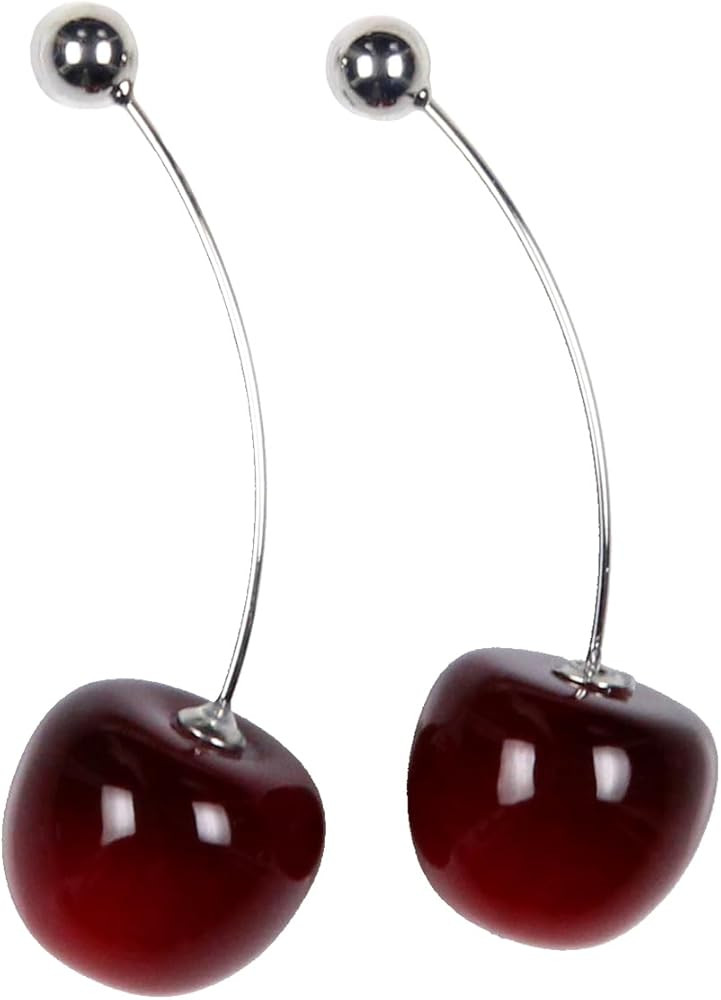 Jojo's Bizarre Adventure Anime Adult Kakyoin Cherry Drop Earrings For Men Women | Amazon (US)