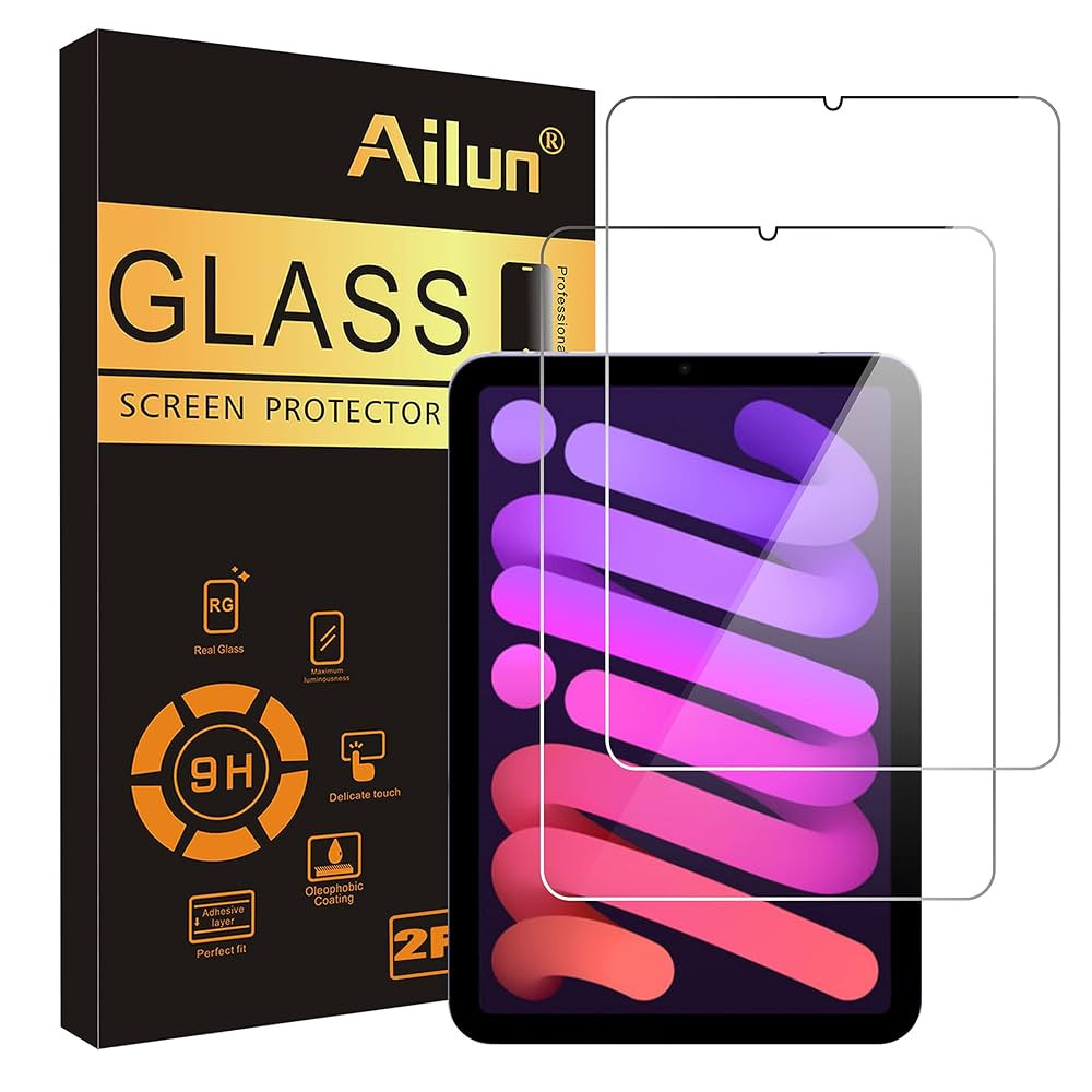Ailun Screen Protector for iPad Mini 7 A17 Pro 7th Gen 2024 & Mini 6th Gen 2021 Release, 8.3 Inch... | Amazon (US)