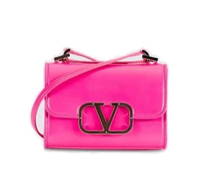 Valentino VLogo Type Foldover Top Shoulder Bag | Cettire Global