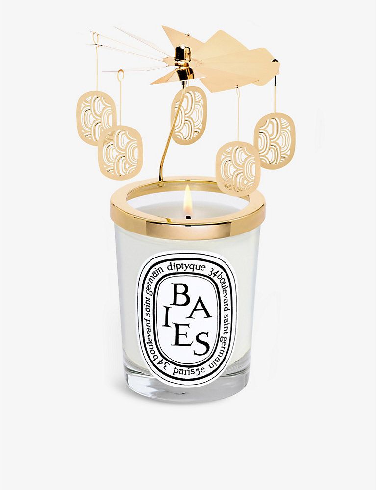 DIPTYQUE Holiday 2022 Collection Baies scented candle and carousel set | Selfridges