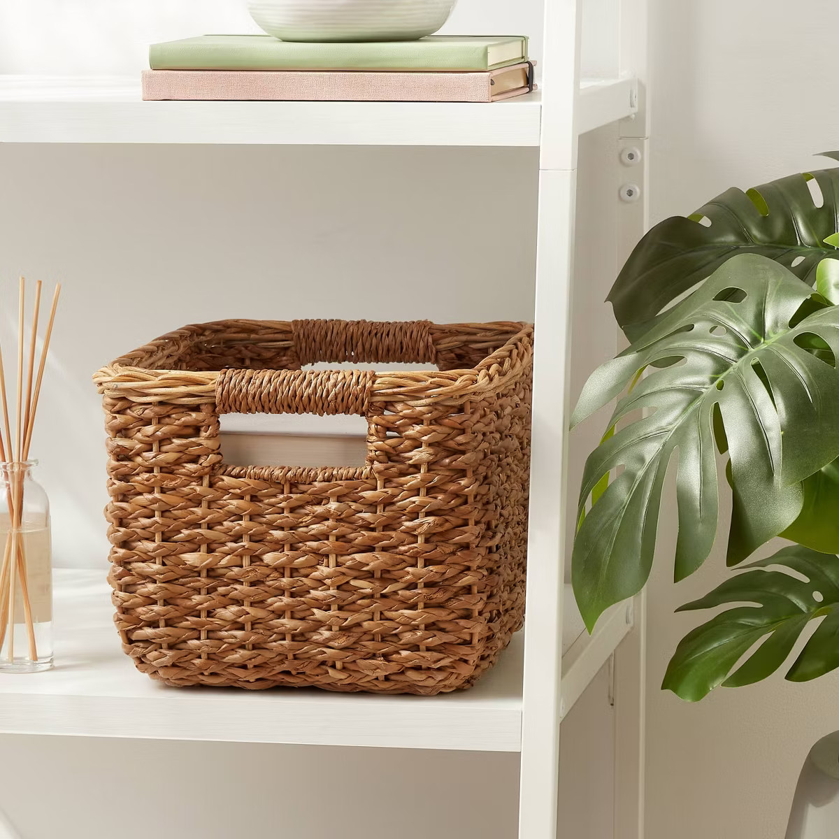 Large Braided Seagrass Crate - Brightroom™: Handwoven Storage Basket, 13"x14.25"x11", Rectangle... | Target