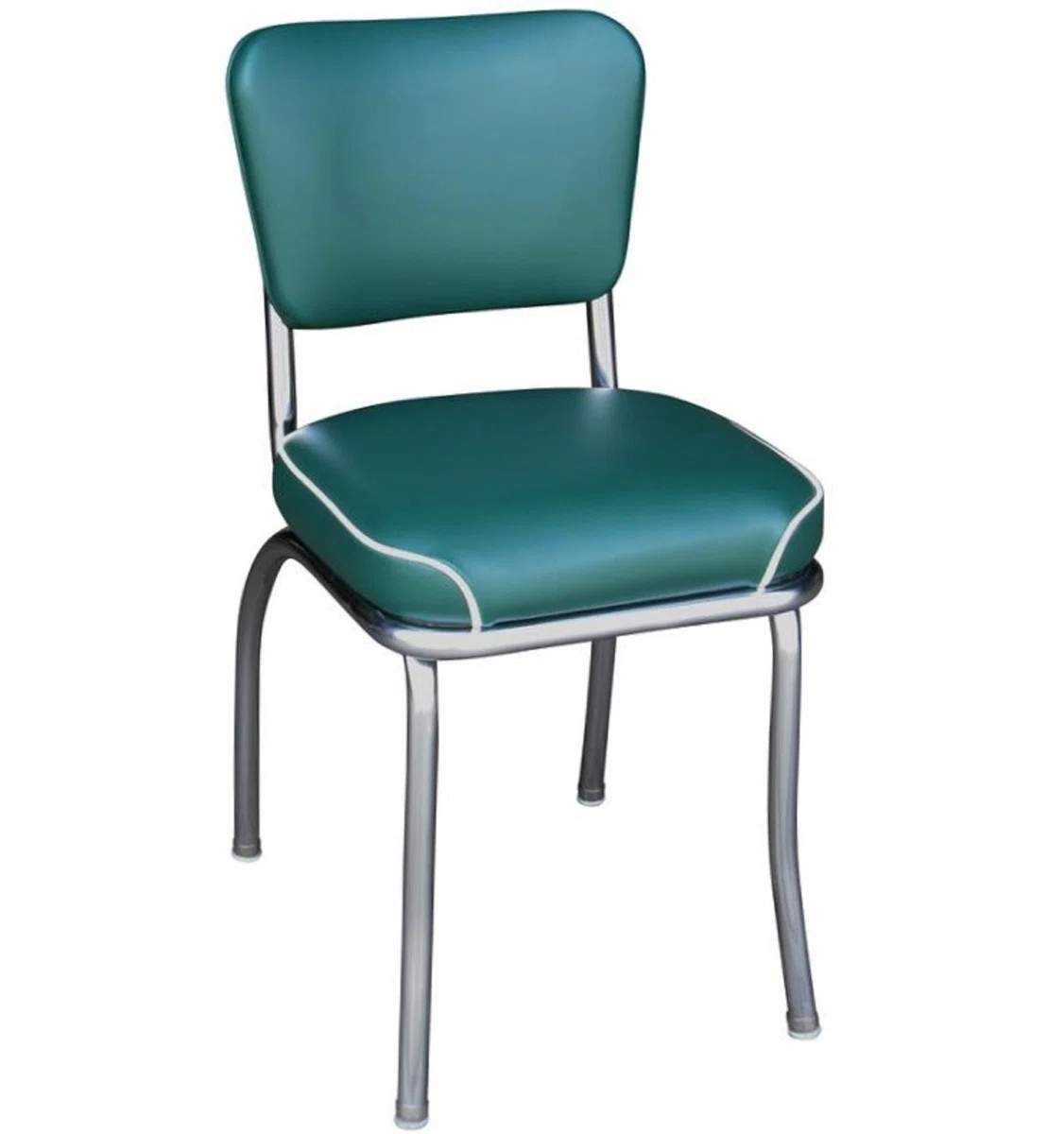 Retro Home 20'' H Tufted Upholstered Metal Side Chair | Wayfair North America
