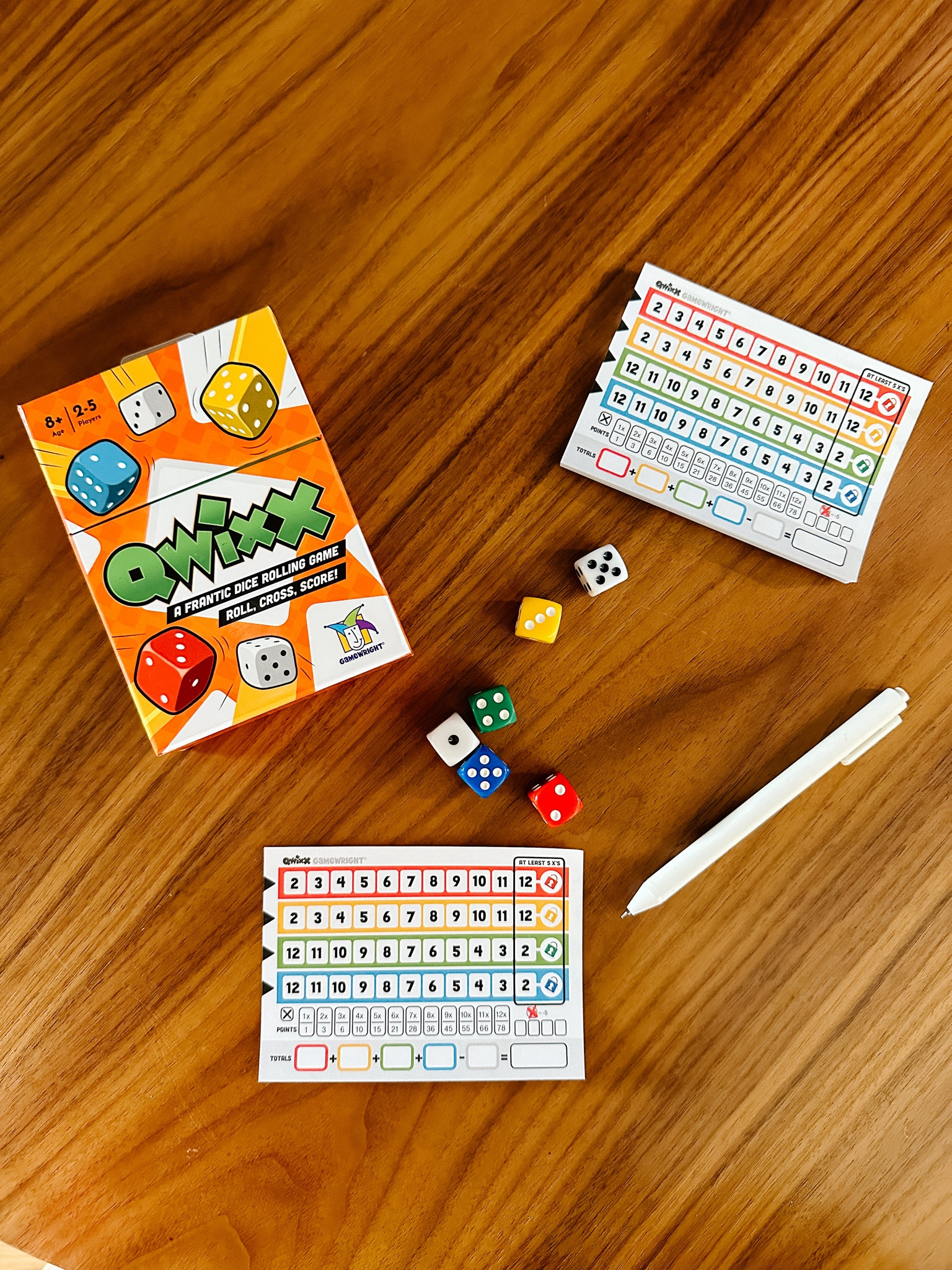 We learned Qwixx last summer at a family reunion and have been playing it ever since, including taking it on multiple trips! It’s such a portable, fun game! #WalmartPartner

I’ve included some other favorite travel games below from @walmart - they make layovers, mornings in a hotel or afternoons at a camp ground way more fun! 
