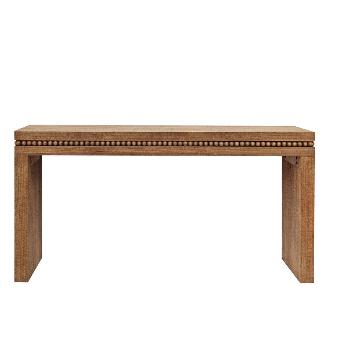 64" Wooden Console Table Decorated with Wooden Balls | Wayfair North America