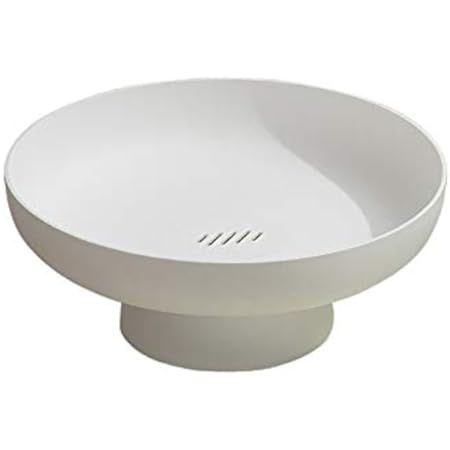 ZJZJKJ Drain Fruit Plate，Pedestal Fruit Bowl Centerpiece Decorative Compote，Modern Style Container f | Amazon (US)