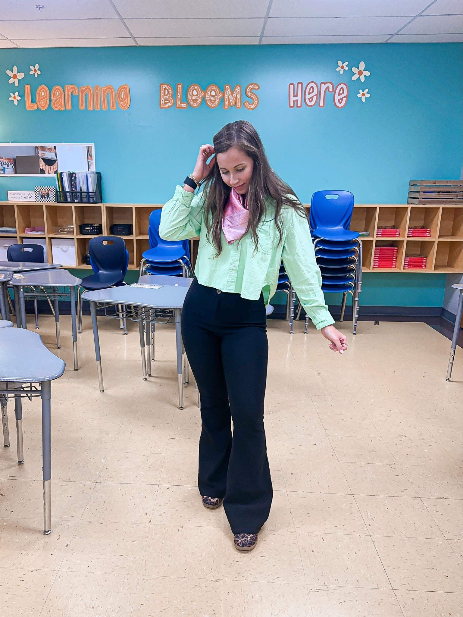 Feeling green teacher edition 💚🍀

#LTKStyleTip #LTKFindsUnder50 #LTKWorkwear