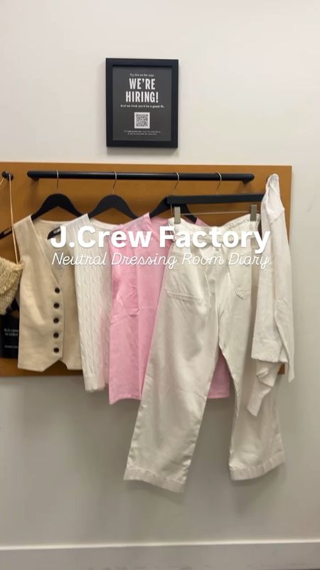 Fell in love with these neutral wardrobe staples at J.Crew factory recently. The belted white jeans is an absolute must have. It is the best building block for your summer wardrobe. I am absolutely loving the vest trend that’s going on right now. Grab one of these puff sleeve blouses for an easy cool summer look finish off with a beach sweater and a little straw bag. Sale 5/15 Extra 20% off orders $100+ Extra 25% off orders $125+
Online only. Use code SUMMERTIME
TODAY ONLY!
Free shipping (no minimum!

#LTKVideo #LTKFindsUnder100 #LTKOver40