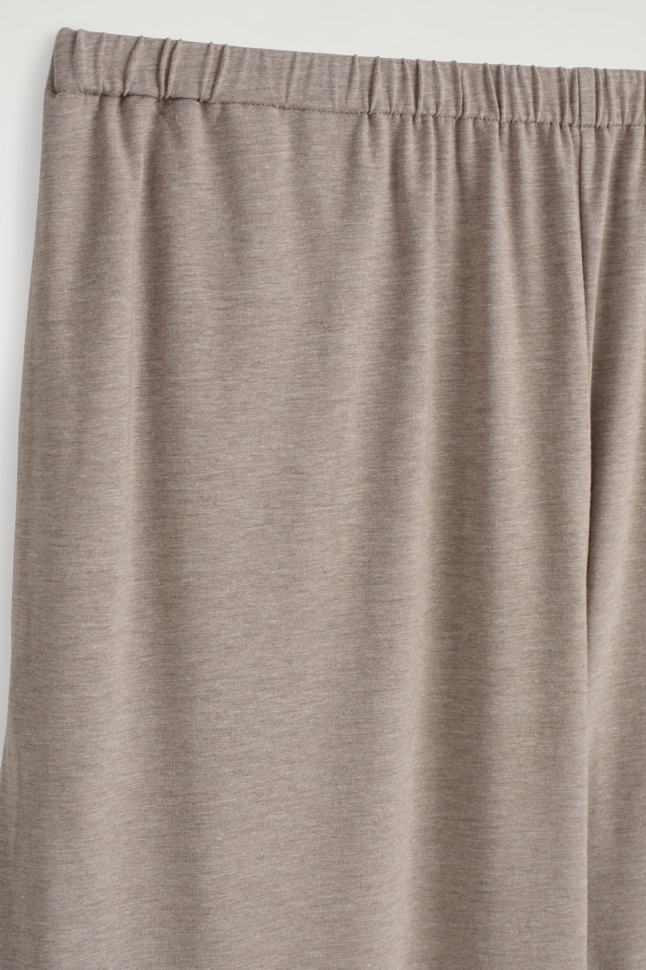 FLUID JERSEY WIDE-LEG TROUSERS - BEIGE MÉLANGE | COS | COS UK