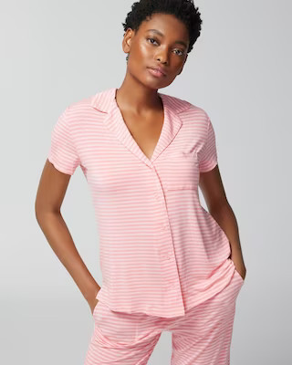 Short Sleeve Notch Collar | SOMA