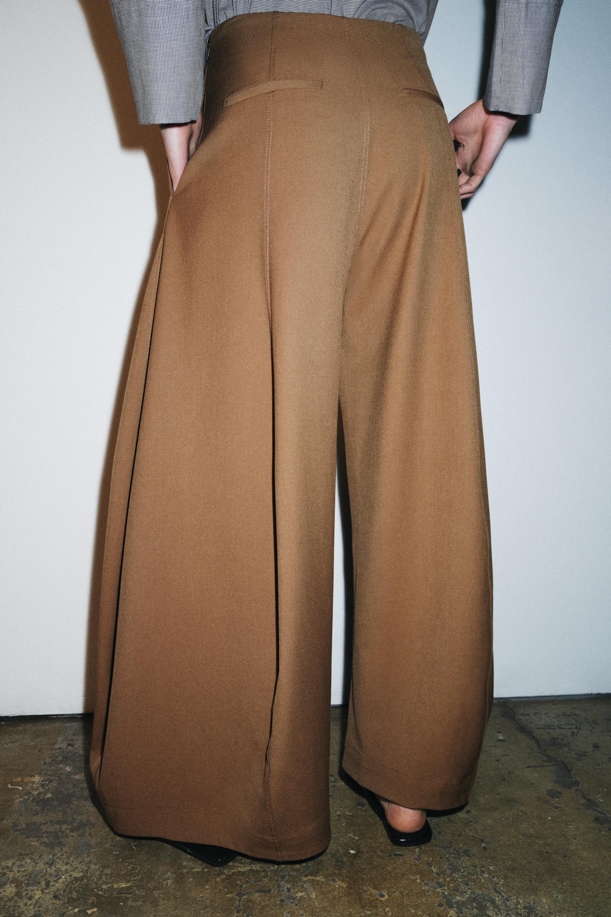 VOLUME WIDE LEG PANTS ZW COLLECTION | Zara US