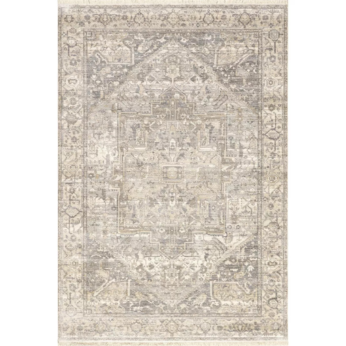 Nuloom Harriet Vintage Medallion Fringe Area Rug | Target