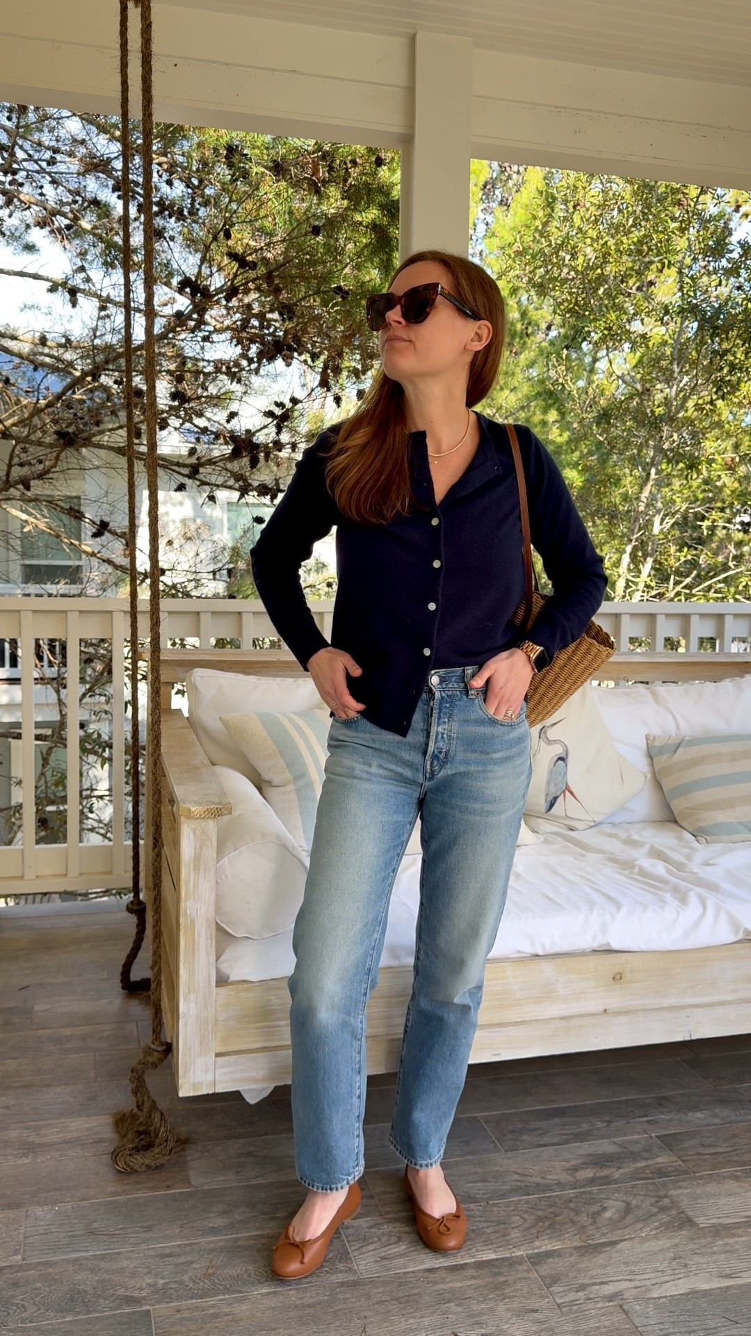 Sweater size small
Jeans size 25, petite for length (I’m 5’4)


@Madewell @Quince @Margaux 

#LTKgrwm #LTKootd #LTKdayinmylife