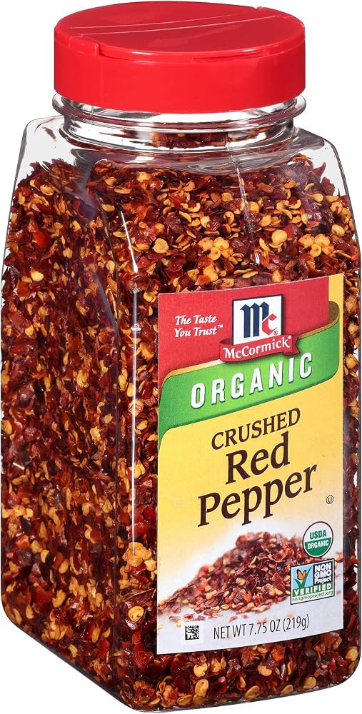 McCormick Organic Crushed Red Pepper, 7.75 oz | Amazon (US)