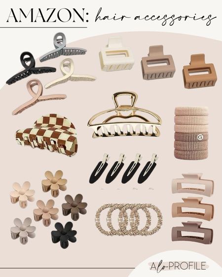Amazon Finds : Neutral Hair Accessories // Amazon deals, Amazon accessories, Amazon hair clips, neutral hair accessories, Amazon prime deals, Amazon fashion, Amazon fashion finds