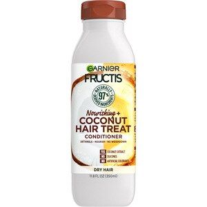 Garnier Fructis Nourishing Treat Conditioner, For Dry Hair, Coconut, 11.8 OZ | CVS Photo