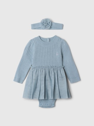 Baby Sweater Tulle Bodysuit Dress | Gap (US)