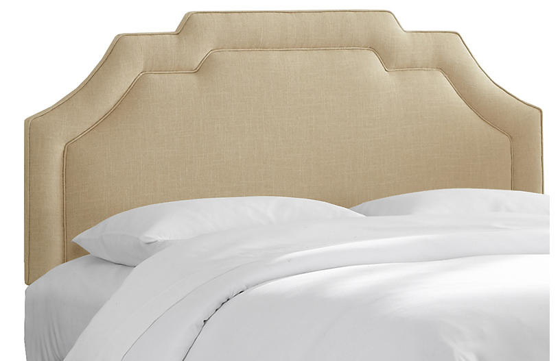 Lola Headboard, Sand Linen | One Kings Lane
