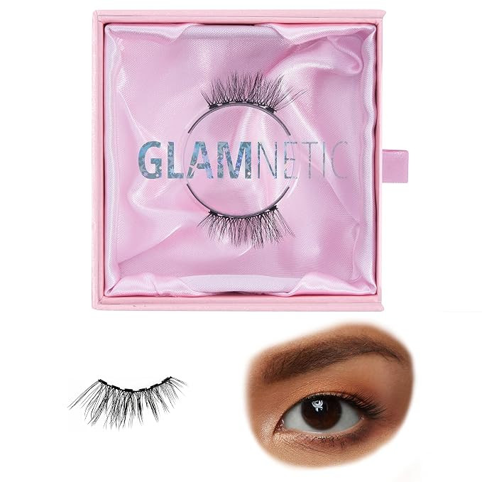 Glamnetic Magnetic Half Lashes - Princess | Natural Looking Half Lash Set, Short Cat Eye Flared, ... | Amazon (US)