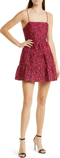 Alice + Olivia Jamila Floral Jacquard Minidress | Nordstrom | Nordstrom Canada