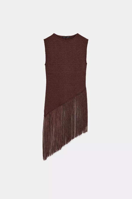 ASYMMETRIC TEXTURED TOP | Zara UK