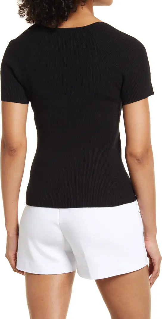 Halogen® Sweetheart Neck Rib Sweater | Nordstrom | Nordstrom